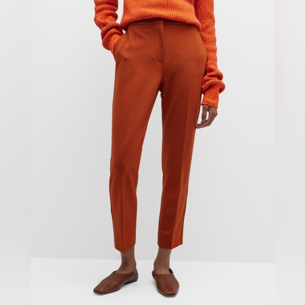 MaxMara Pegno Straight Leg Pants, Orange, Size 16 - Picture 13 of 13